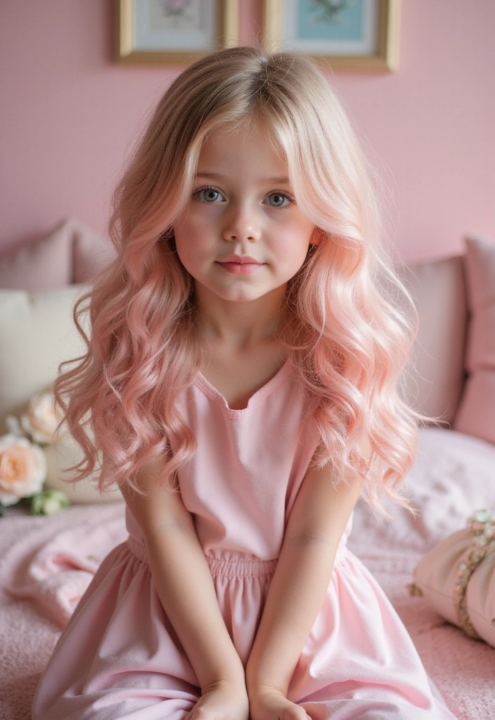 21 Vibrant Colored Hair Ideas You Need to Try (Wait Until You See #15!) - 7. Soft Blush Pink