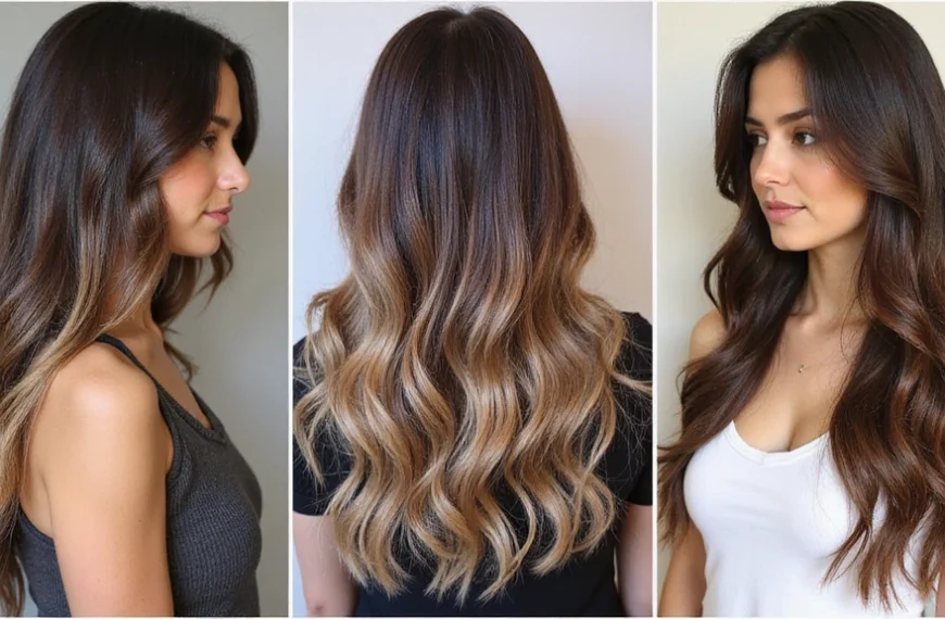 Dimensional and Dreamy: 20+ Dark Brown Hair with Blonde Highlights That Wow