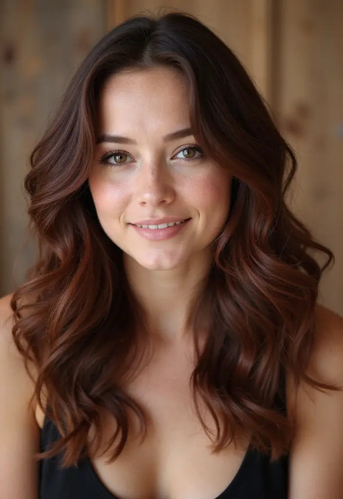 21 Stunning Brown Hair Color Ideas You Absolutely Need to Try Right Now! - 17. Dark Auburn Brown