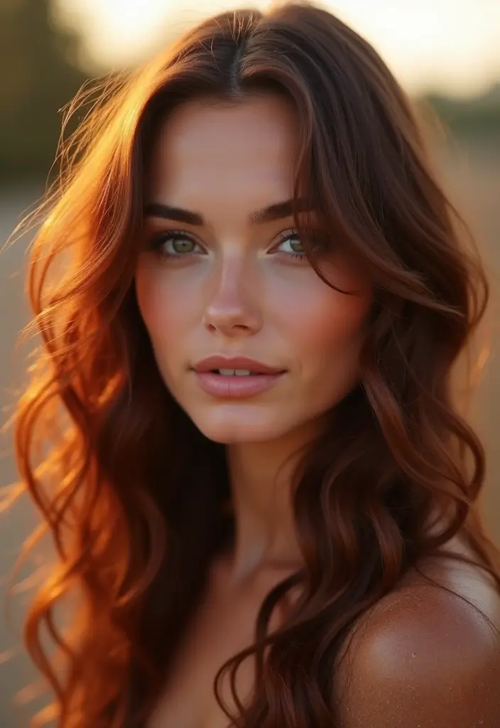 21 Stunning Brown Hair Color Ideas You Absolutely Need to Try Right Now! - 14. Brown with Red Undertones