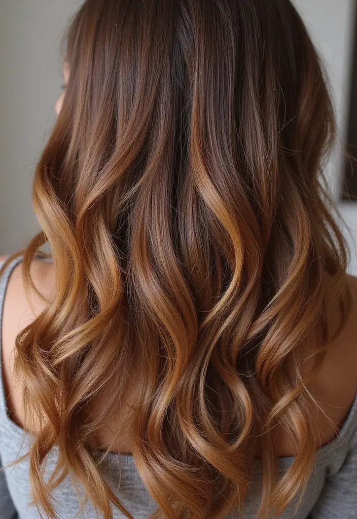 21 Stunning Brown Hair Color Ideas You Absolutely Need to Try Right Now! - 2. Warm Caramel Highlights
