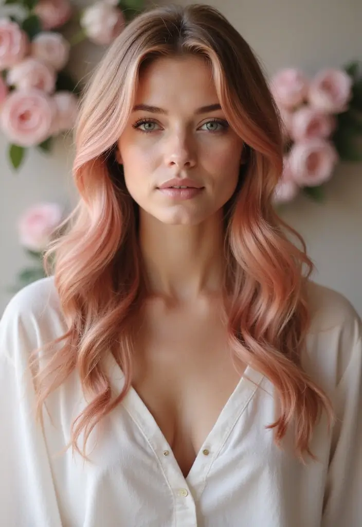 21 Stunning Hair Color Ideas for Blondes That Will Leave You Breathless! - 2. Soft Rose Gold