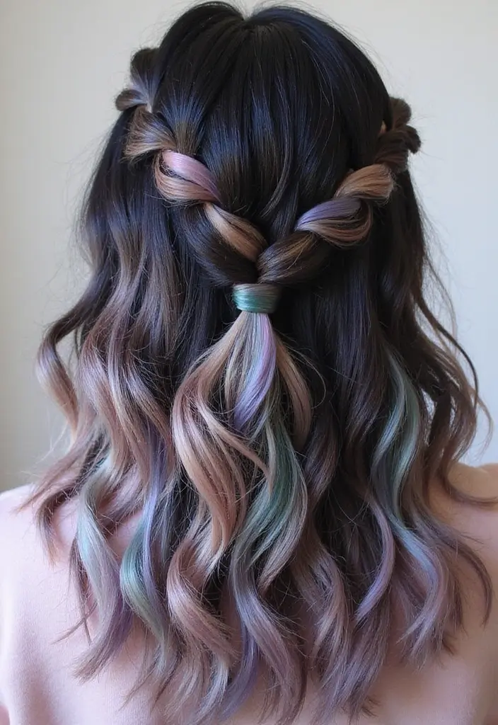 21 Stunning Hair Color Ideas for Black Hair That'll Turn Heads! - 10. Soft Pastels