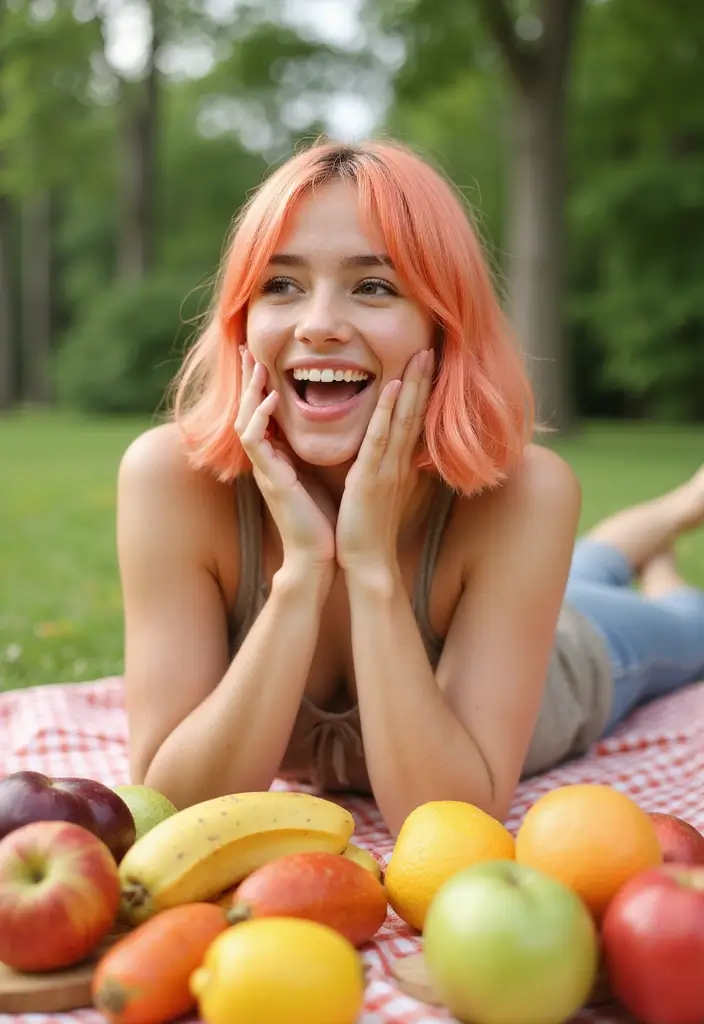 21 Short Hair Color Ideas That Will Transform Your Look (You Won't Believe #15!) - 14. Peachy Keen for a Sweet Appeal