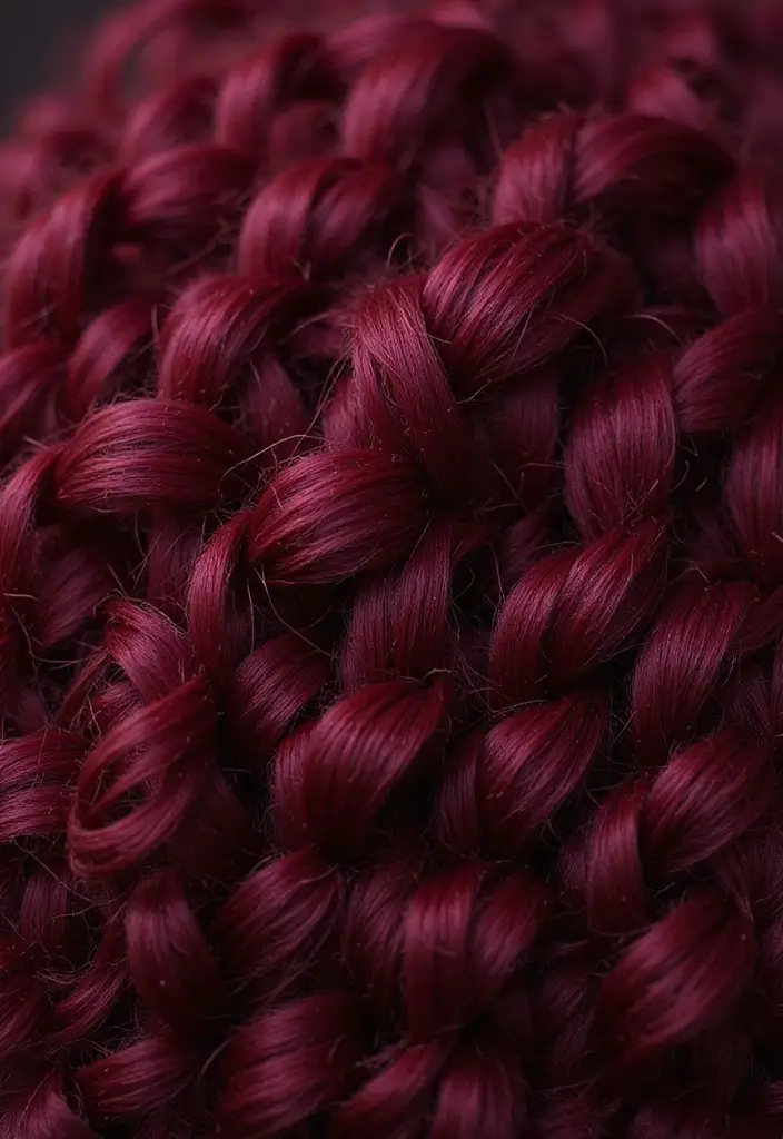 21 Curly Hair Color Ideas That'll Make You Want to Change Your Look ASAP! - 13. Burgundy Bliss