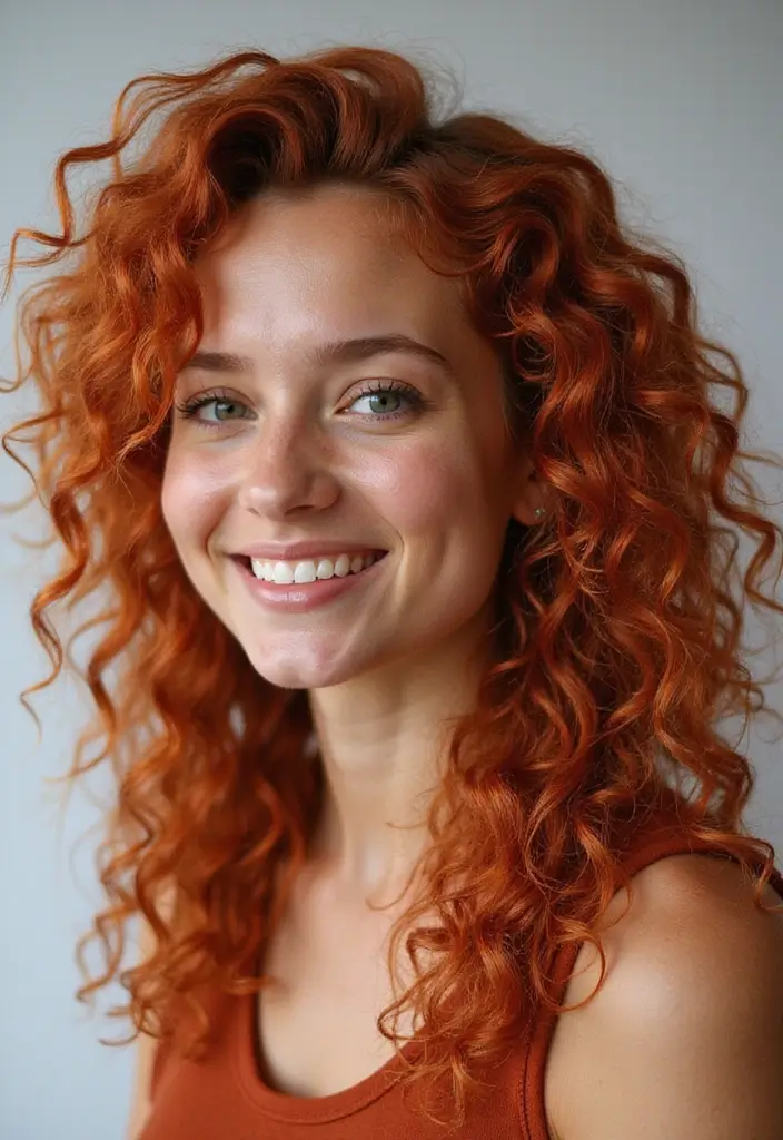 21 Curly Hair Color Ideas That'll Make You Want to Change Your Look ASAP! - 21. Copper Kisses