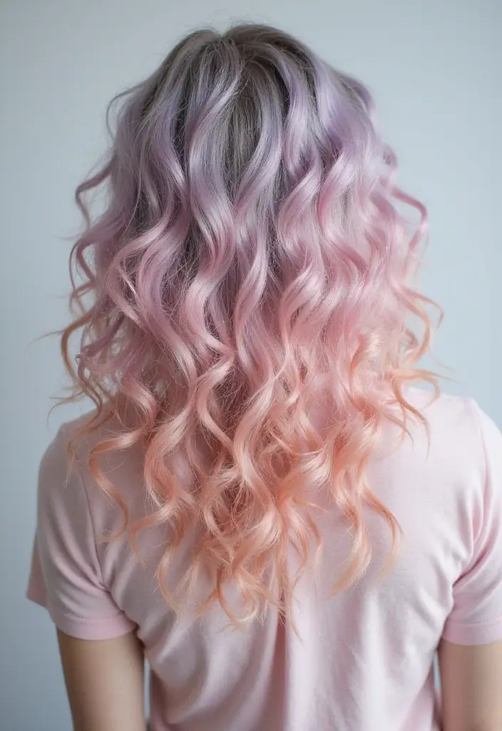 21 Curly Hair Color Ideas That'll Make You Want to Change Your Look ASAP! - 3. Pastel Perfection
