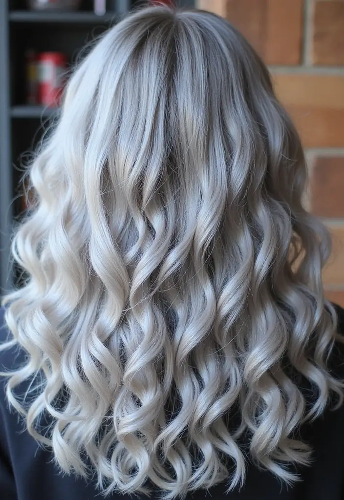21 Curly Hair Color Ideas That'll Make You Want to Change Your Look ASAP! - 7. Silver Storm