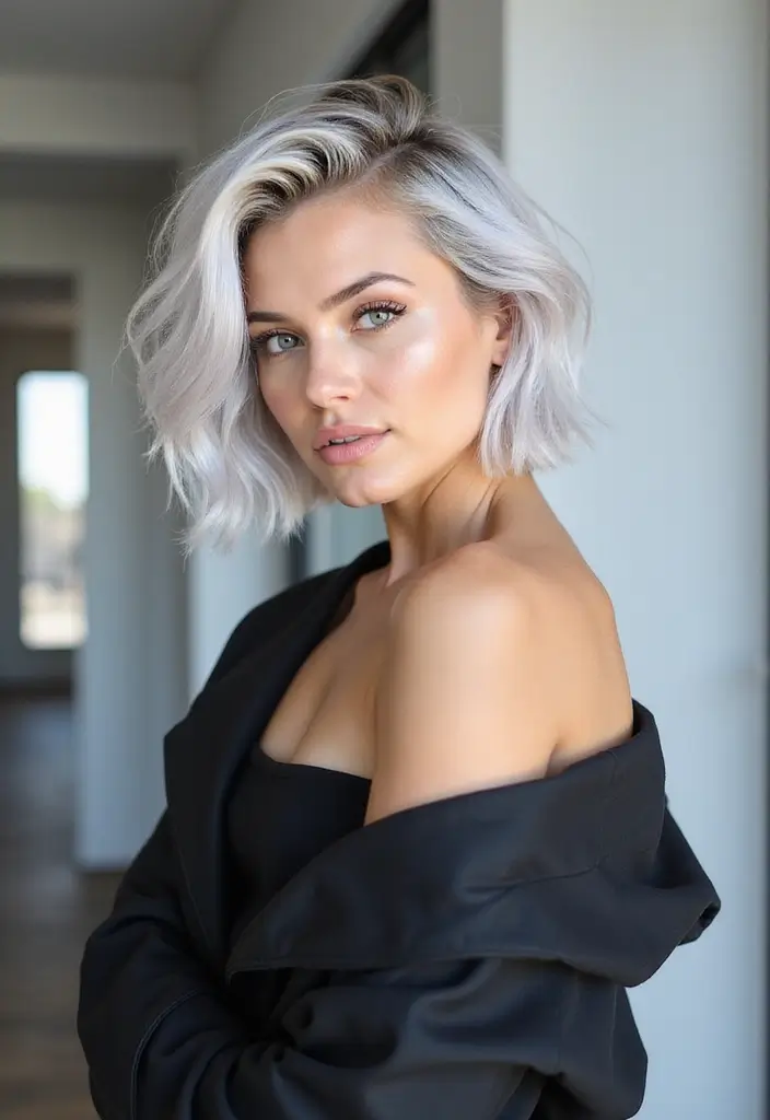 21 Stunning Blonde Hair Ideas That Will Make You Want to Go Platinum! - 6. Bold Silver Blonde