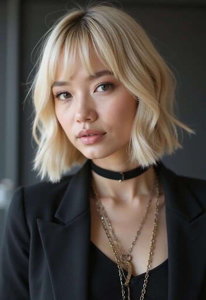 21 Stunning Blonde Hair Ideas That Will Make You Want to Go Platinum! - 21. Elegant Blunt Cut Blonde