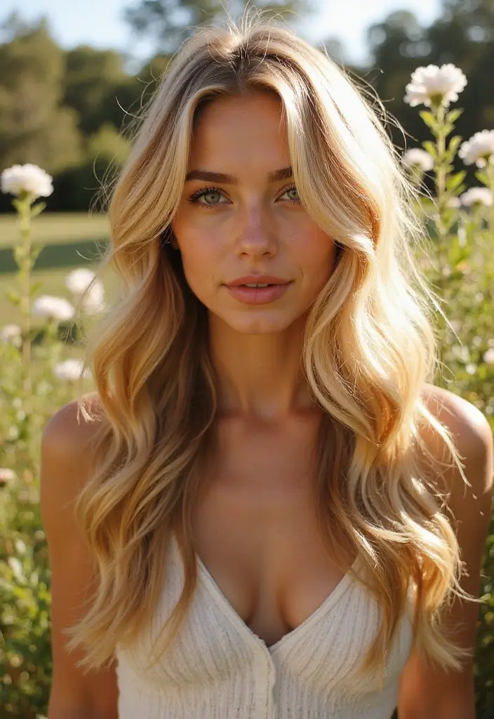21 Stunning Blonde Hair Ideas That Will Make You Want to Go Platinum! - 2. Golden Honey Blonde Waves