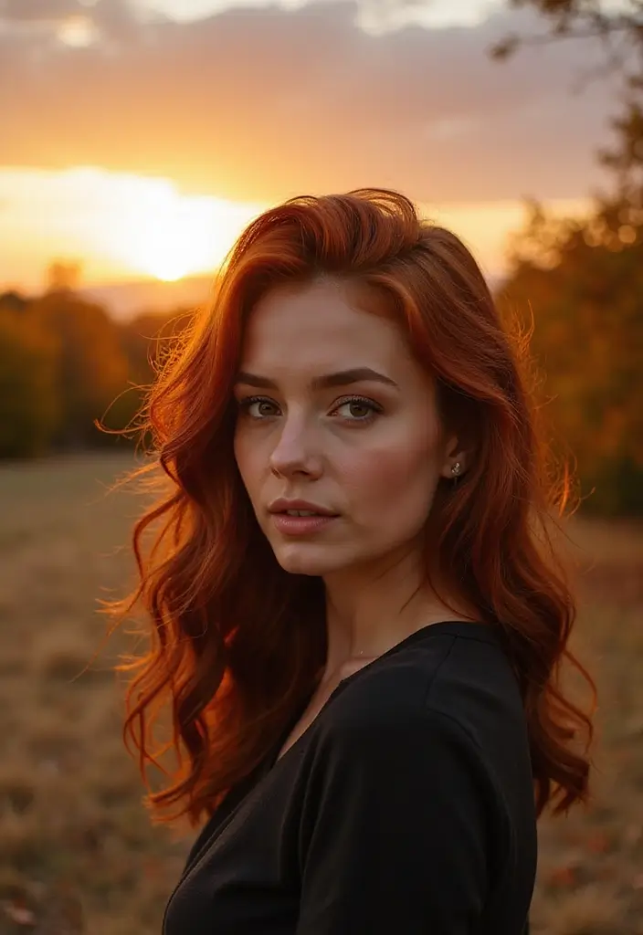 21 Warm Hair Color Ideas That Will Make You Fall in Love Again! - 13. Rustic Auburn