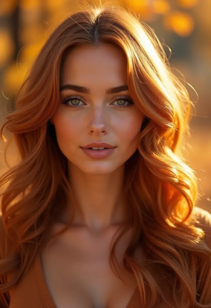 21 Warm Hair Color Ideas That Will Make You Fall in Love Again! - 6. Golden Copper