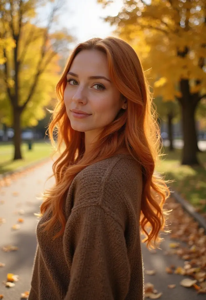 21 Warm Hair Color Ideas That Will Make You Fall in Love Again! - 15. Warm Ginger