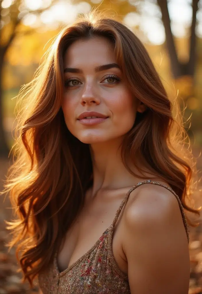 21 Warm Hair Color Ideas That Will Make You Fall in Love Again! - 18. Sunkissed Bronze