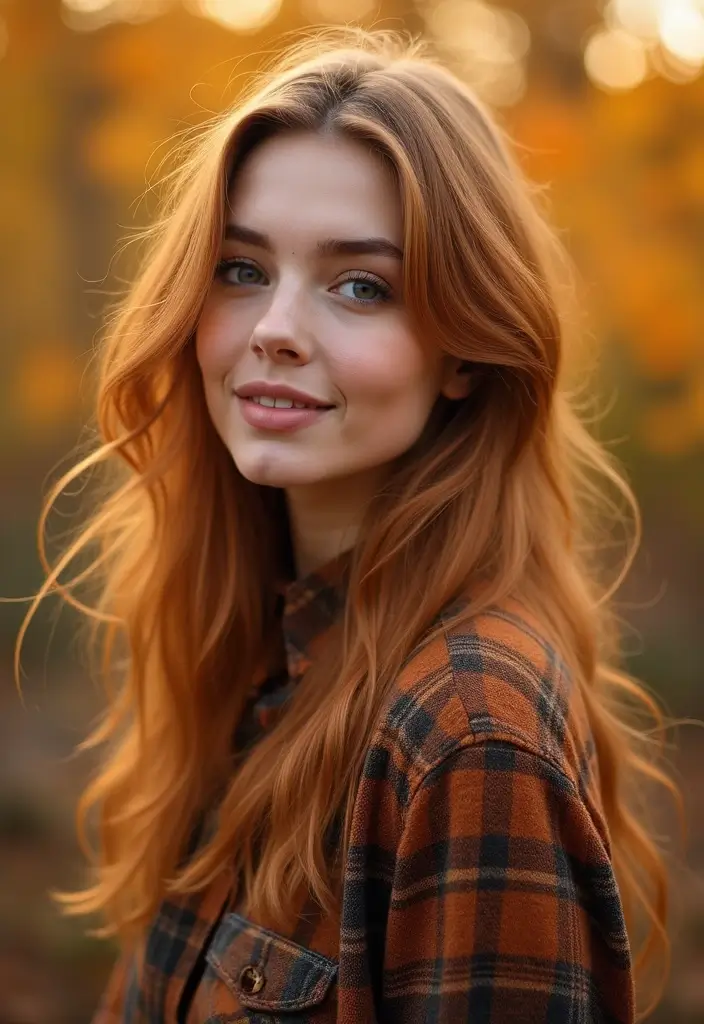 21 Warm Hair Color Ideas That Will Make You Fall in Love Again! - 19. Rustic Gold