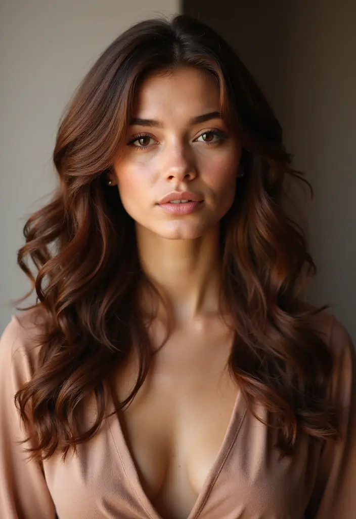 21 Natural Hair Color Ideas That Will Make You Reconsider Your Next Dye Job! - 17. Soft Mahogany