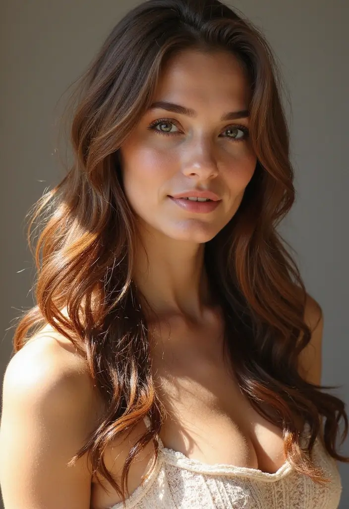 21 Natural Hair Color Ideas That Will Make You Reconsider Your Next Dye Job! - 15. Sun-Kissed Brown
